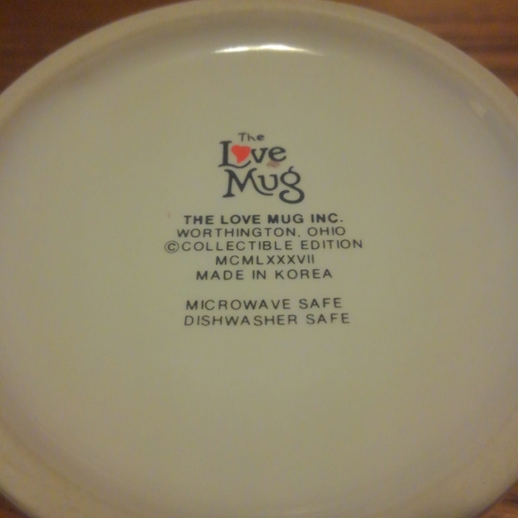 Vtg 80s 🔥 🦌 🎄 Coffee Mug ☕ 💕 Love Mug Santa Claus Reindeer Christmas Rare 💎 - Picture 4 of 8